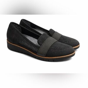 Dr. Scholl's Black Knit Loafers